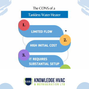 THE CONS TO USING A TANKLESS WATER HEATER